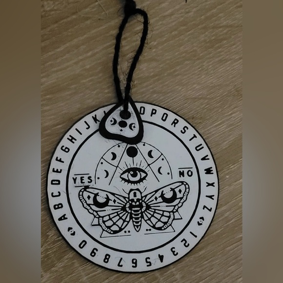 Christmas decor goth Ouija ornament Death Head Moth pagan witch Halloween - Picture 2 of 2